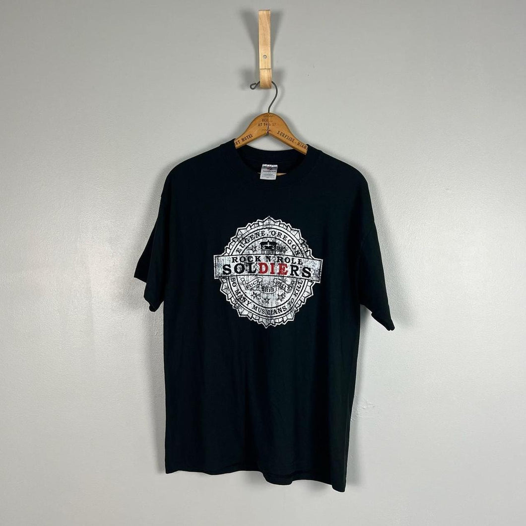 retro rock n roll soldiers t-shirt