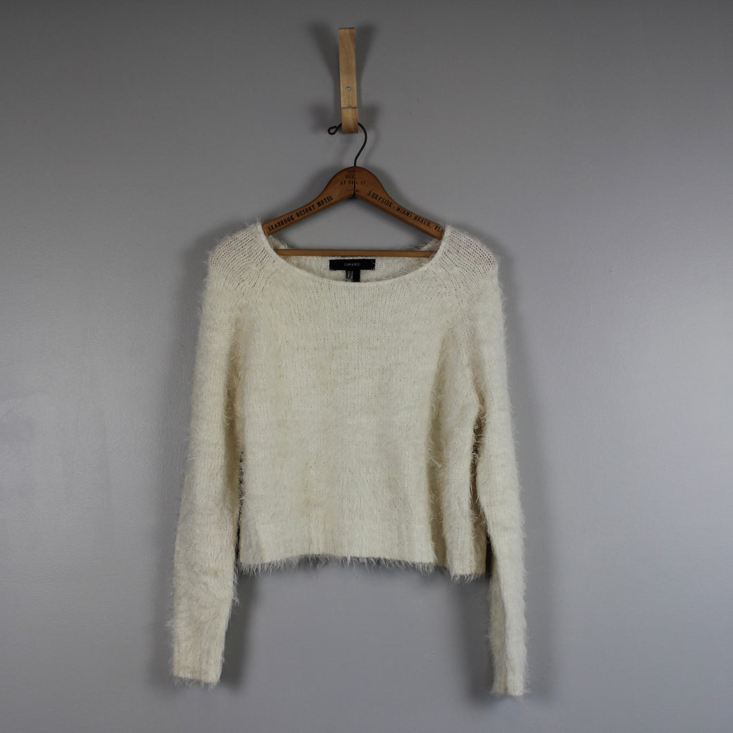 Forever 21 fuzzy sweater