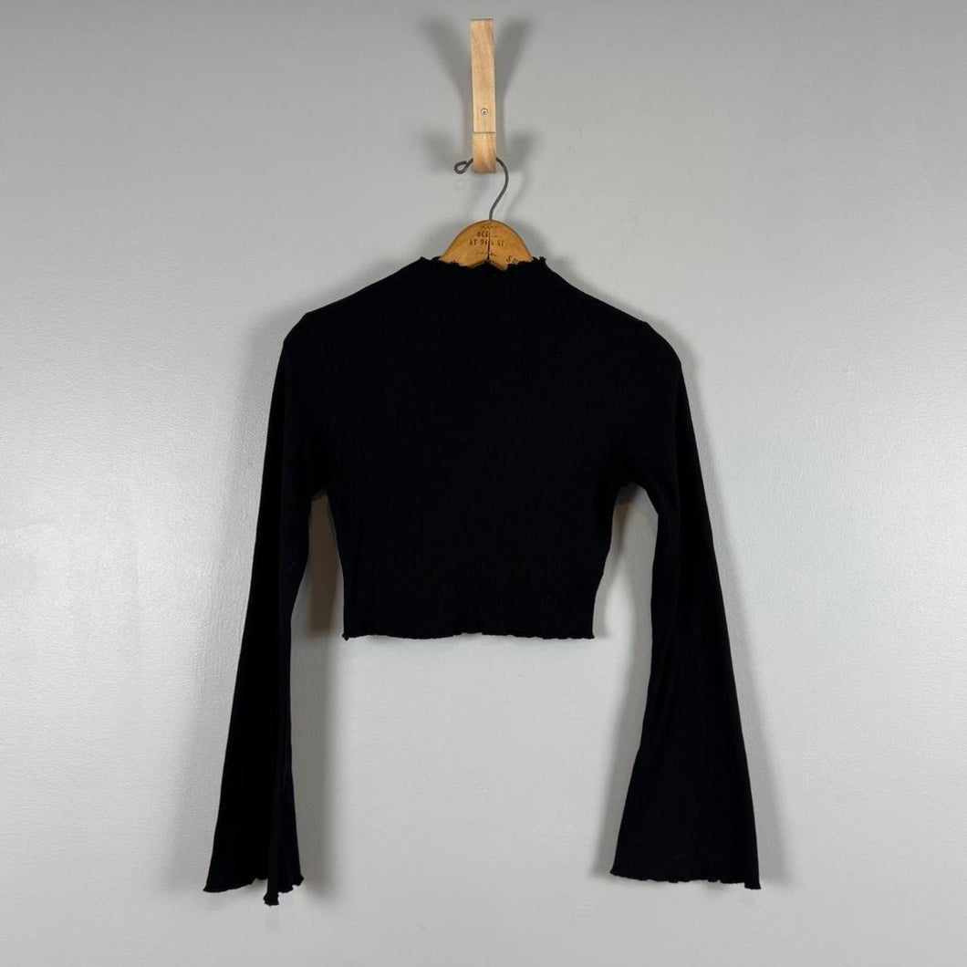 Majorelle mock neck top