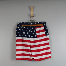 Load image into Gallery viewer, American Flag swim trunks
