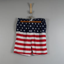 Load image into Gallery viewer, American Flag swim trunks
