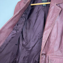 Load image into Gallery viewer, Vintage I.N.C. leather blazer
