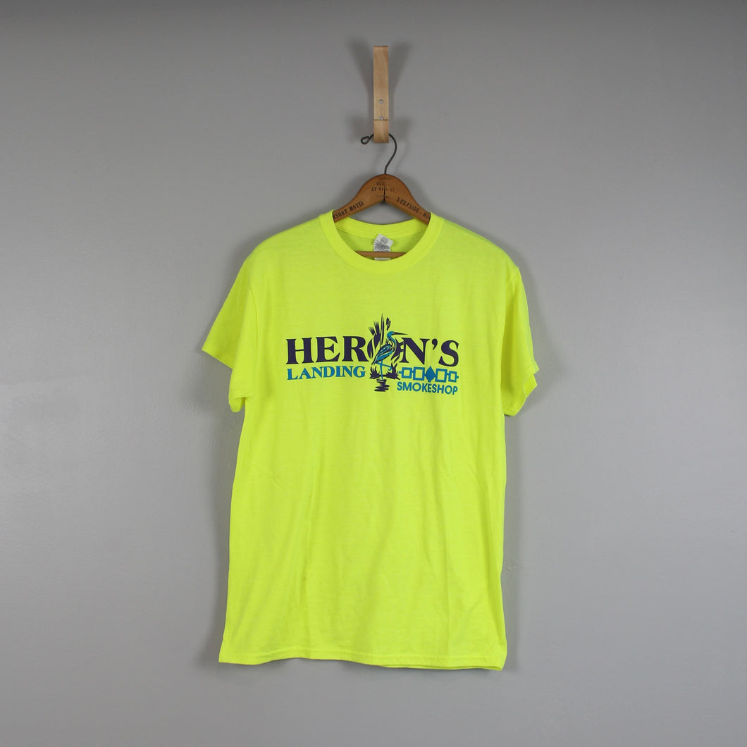 Herons landing smoke shop t-shirt