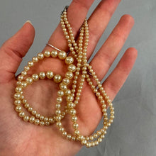 Load image into Gallery viewer, Vintage two strand pearls
