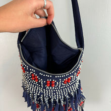 Load image into Gallery viewer, Vintage handmade beaded bag
