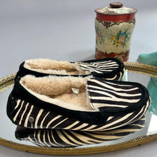 Load image into Gallery viewer, Retro Ugg Australia zebra slippers
