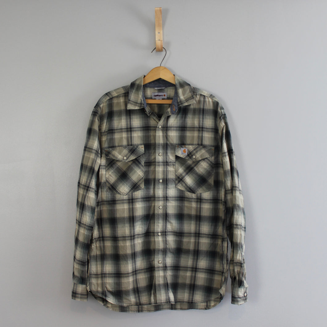 Vintage carhartt plaid shirt