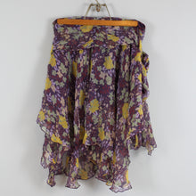 Load image into Gallery viewer, Sisley silk floral skirt
