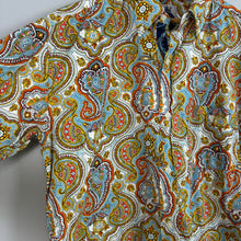 Load image into Gallery viewer, Retro R&amp;G patterned button down
