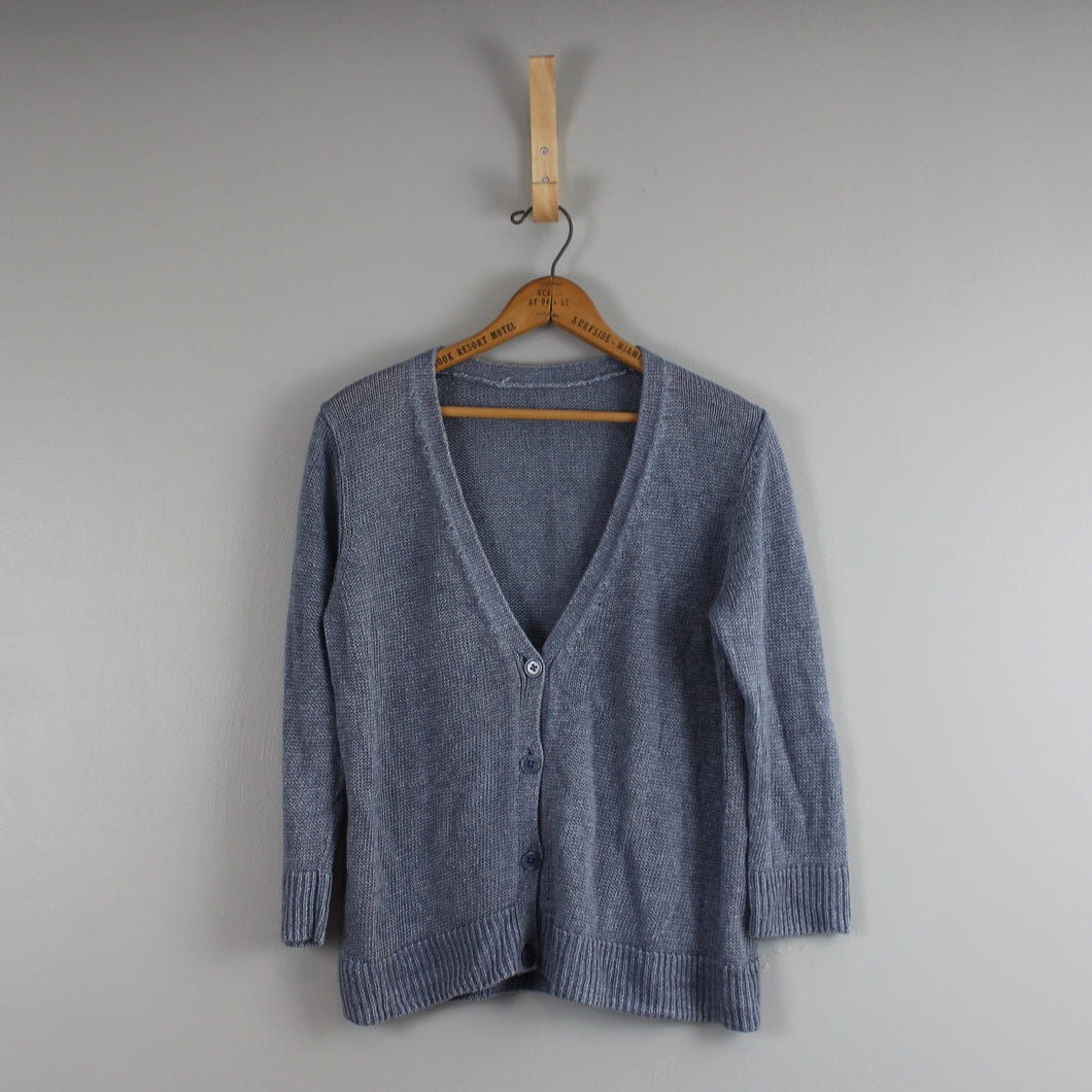 Vintage linen cardigan