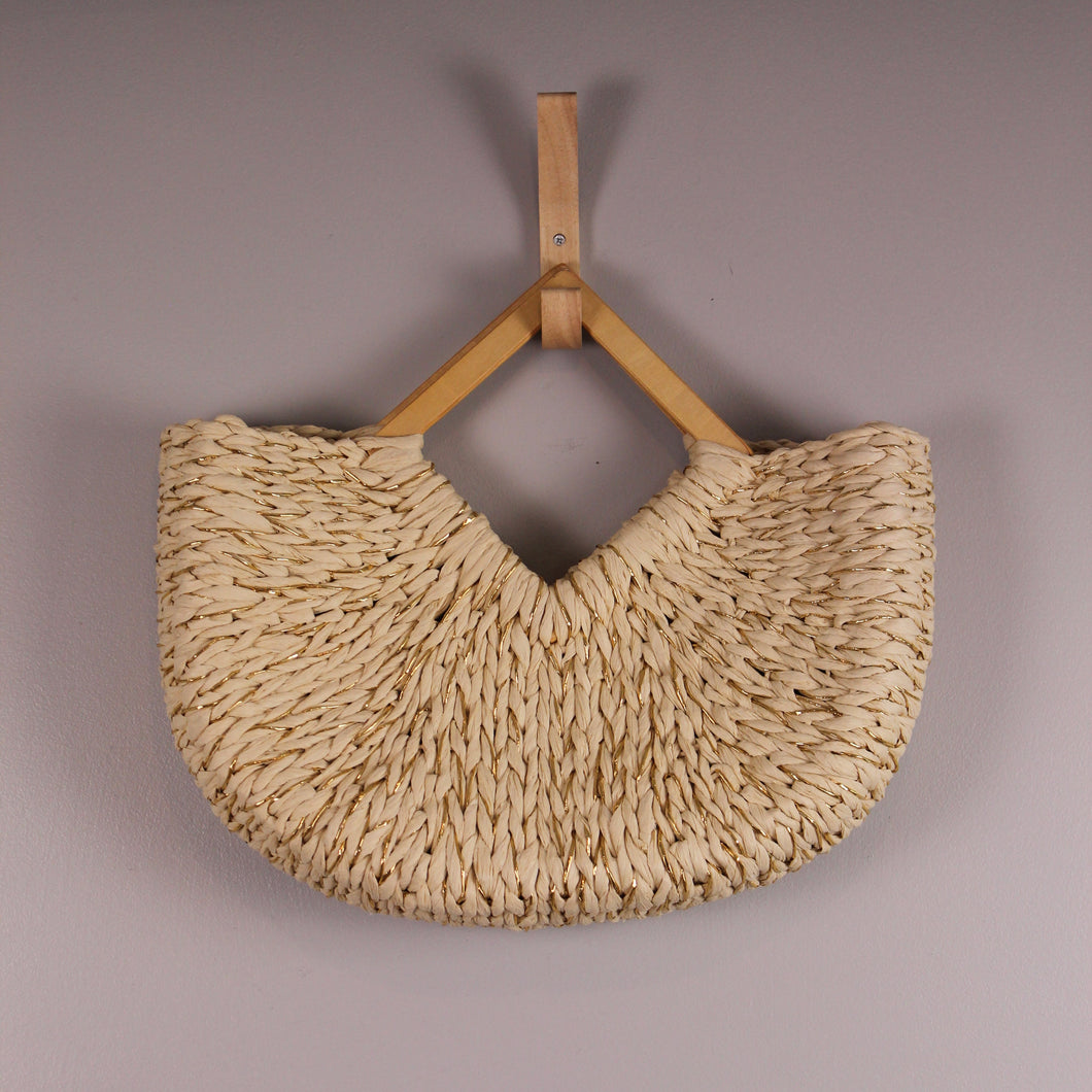 Beachy straw bag