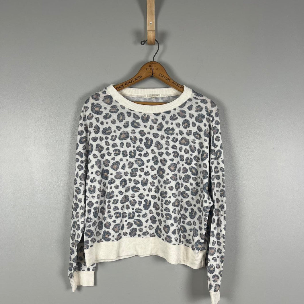 Z supply cheetah pullover