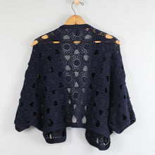 Load image into Gallery viewer, Chico’s crochet cardigan
