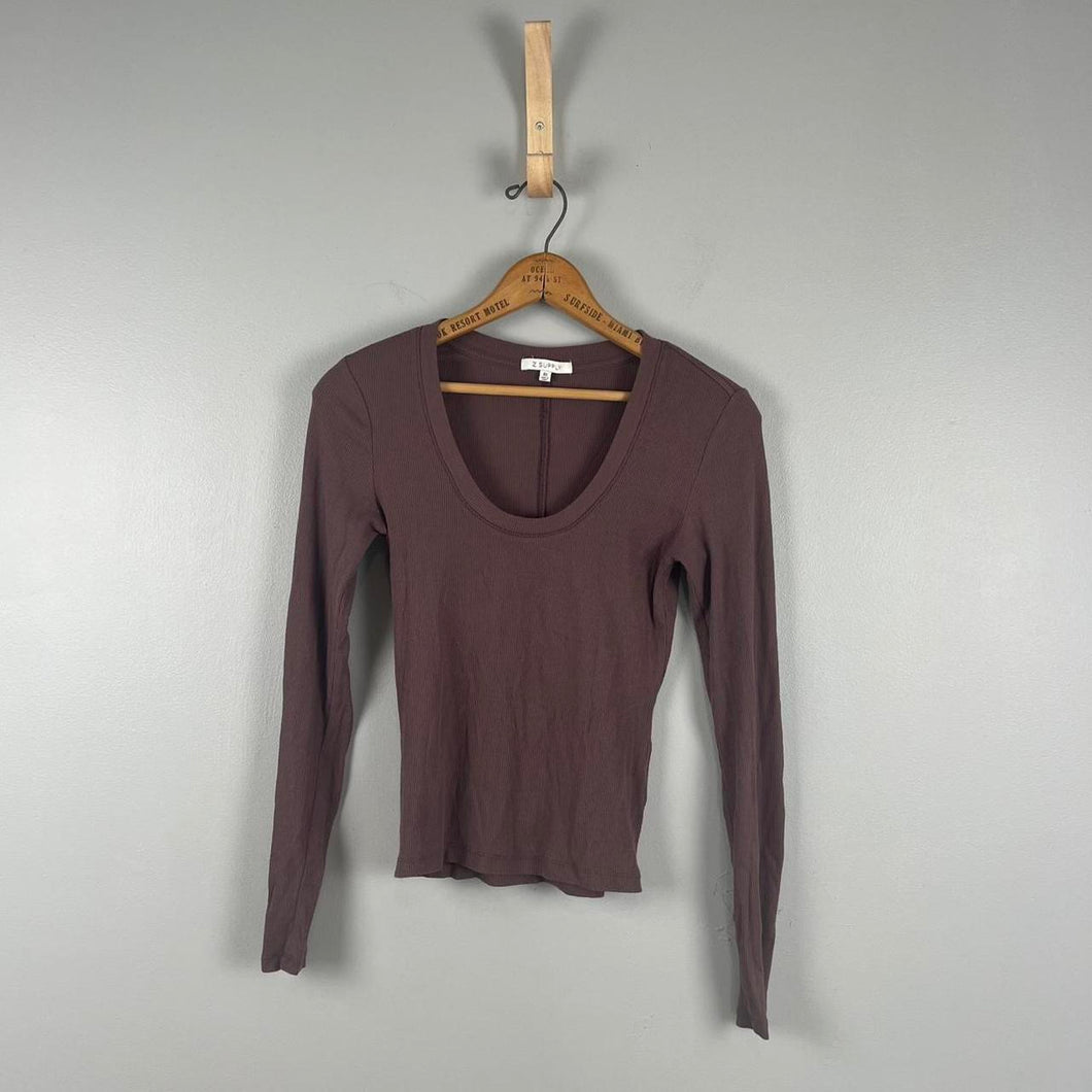 Z SUPPLY ribbed long sleeve