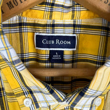 Load image into Gallery viewer, Club room plaid button down
