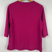 Load image into Gallery viewer, Retro Karen Scott quarter sleeve top
