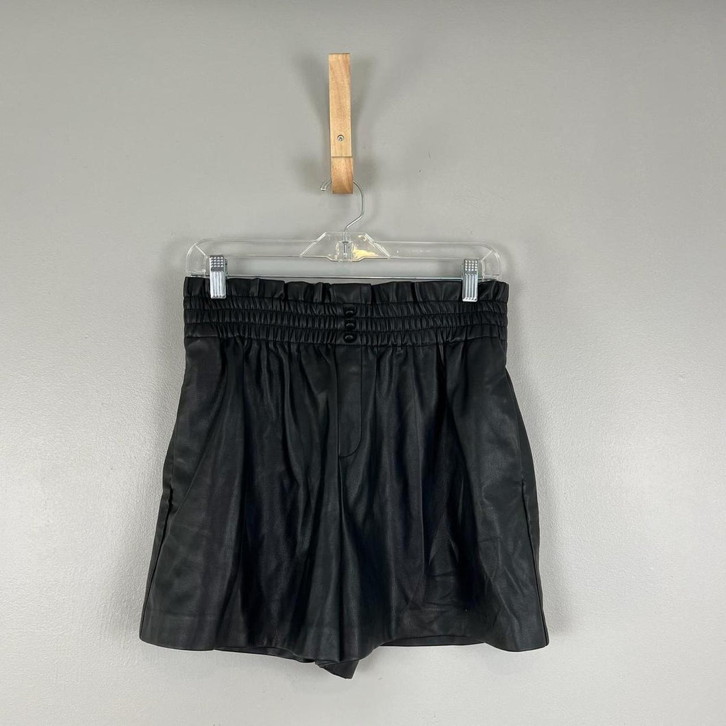 Zara pleather shorts