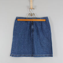 Load image into Gallery viewer, Retro Route 66 denim skirt
