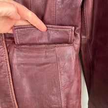 Load image into Gallery viewer, Vintage I.N.C. leather blazer
