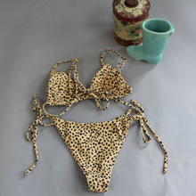 Load image into Gallery viewer, Cheetah print bikini set
