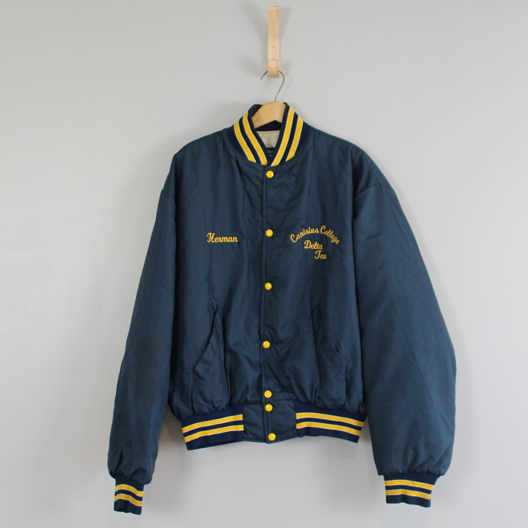 Vintage Canisius College bomber jacket