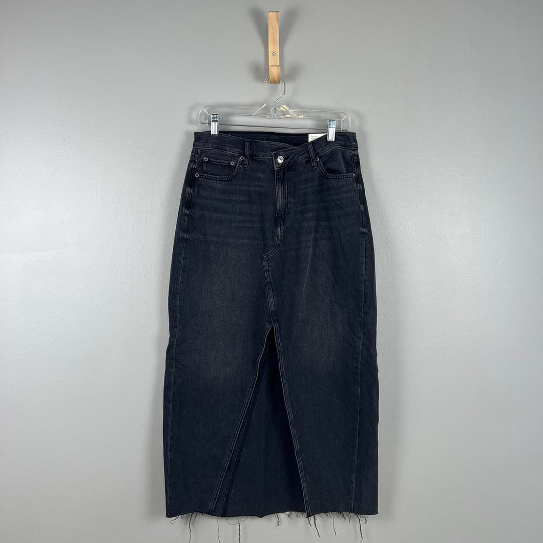 American eagle high rise denim skirt