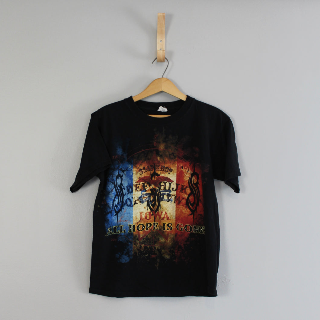 Retro Slipknot 2009 band t-shirt