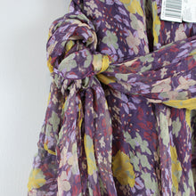 Load image into Gallery viewer, Sisley silk floral skirt
