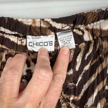 Load image into Gallery viewer, Retro Chico’s animal print skirt
