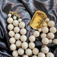Load image into Gallery viewer, Vintage 3 strand necklace
