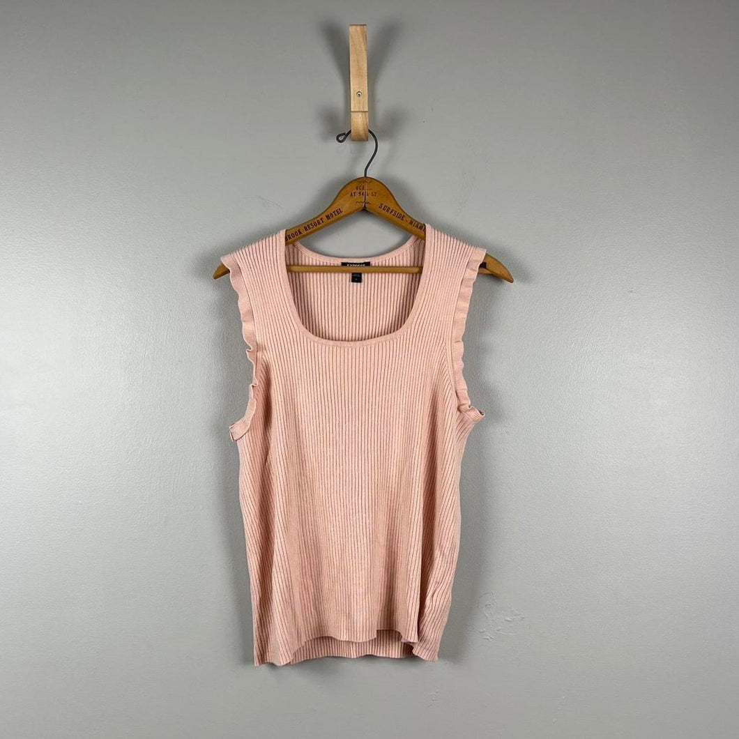 Express ribbed blouse