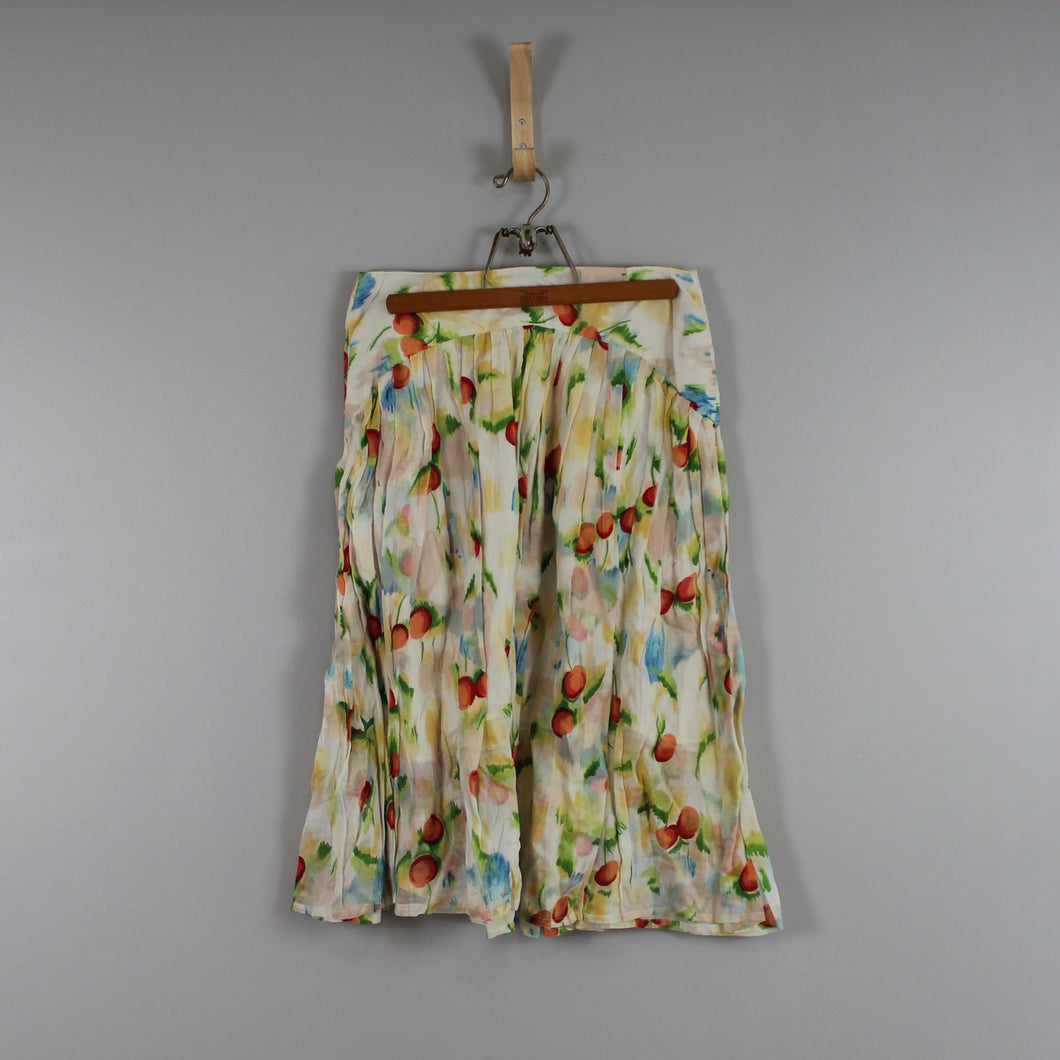 Vintage cherry skirt