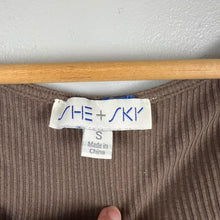 Load image into Gallery viewer, SHE + SKY long sleeve bodysuit
