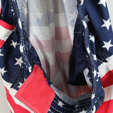 Load image into Gallery viewer, American Flag swim trunks
