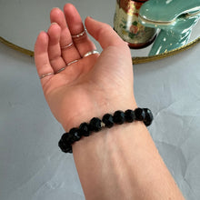 Load image into Gallery viewer, Beaded black bracelet
