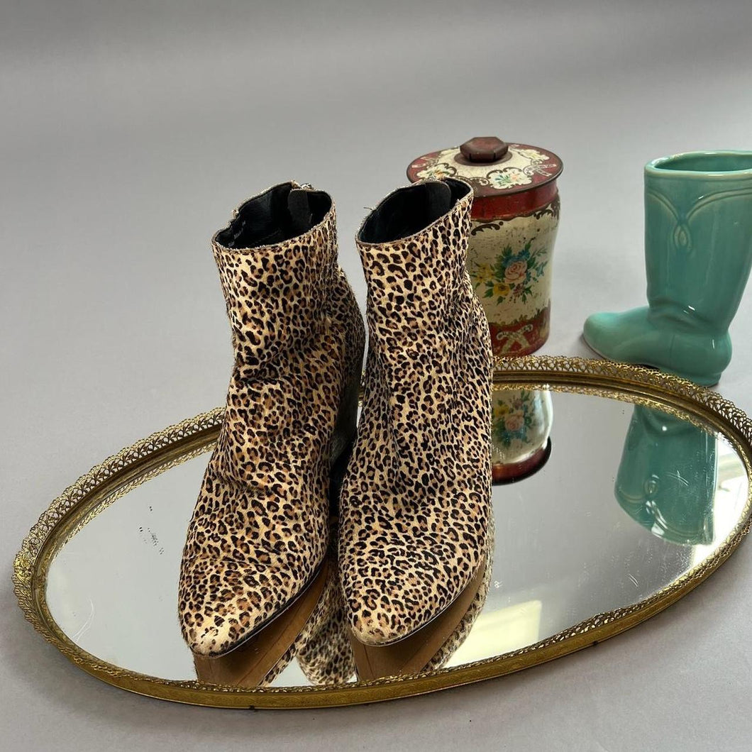 Dolce Vita cheetah booties