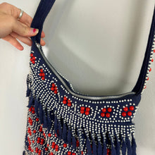 Load image into Gallery viewer, Vintage handmade beaded bag
