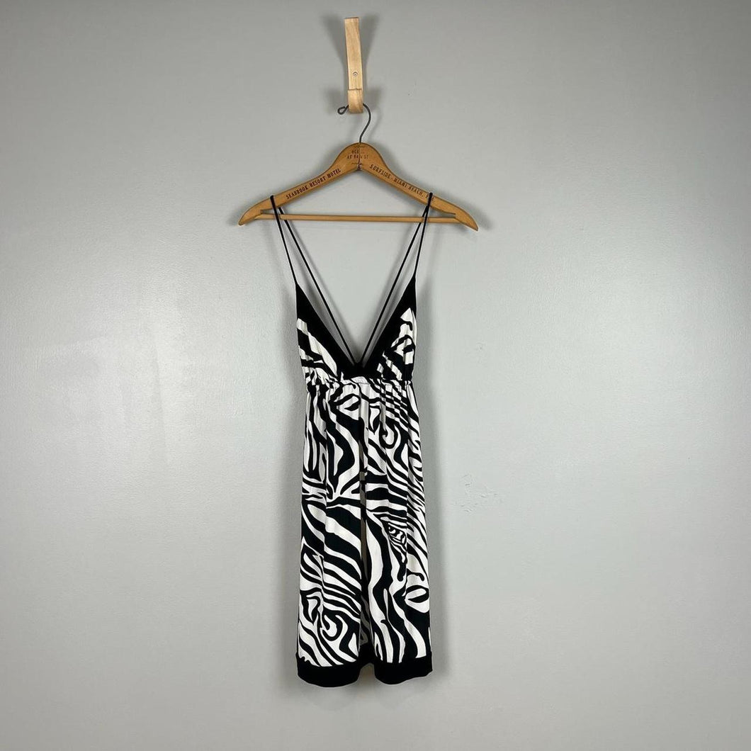 Y2K January 7 zebra dress