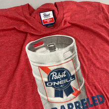 Load image into Gallery viewer, Pabst blue ribbon x O’Neill t-shirt
