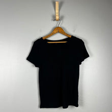 Load image into Gallery viewer, Out from under black short sleeve top
