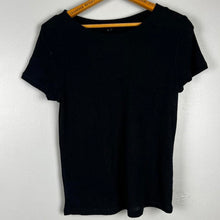 Load image into Gallery viewer, Out from under black short sleeve top
