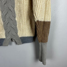 Load image into Gallery viewer, Few Moda contrast cableknit sweater
