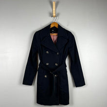 Load image into Gallery viewer, H&amp;M black trench coat
