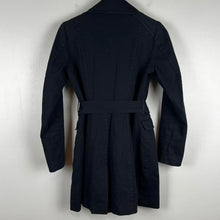 Load image into Gallery viewer, H&amp;M black trench coat
