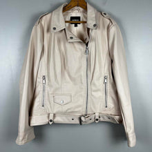 Load image into Gallery viewer, Express faux leather moto jacket
