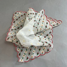 Load image into Gallery viewer, Vintage floral handkerchief

