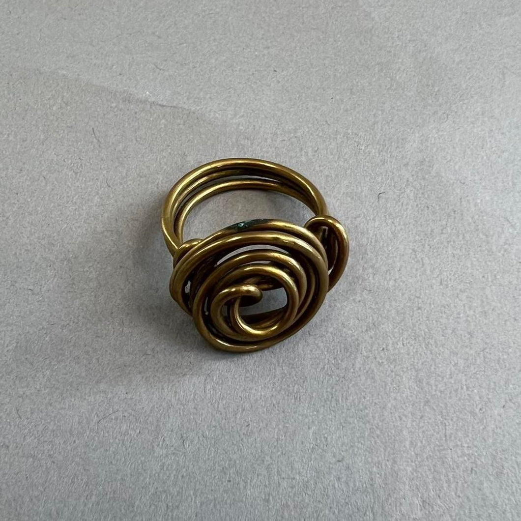 Retro copper ring