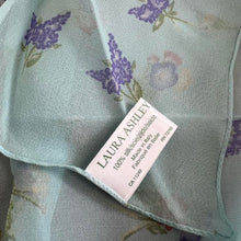 Load image into Gallery viewer, Laura Ashley silk scarf
