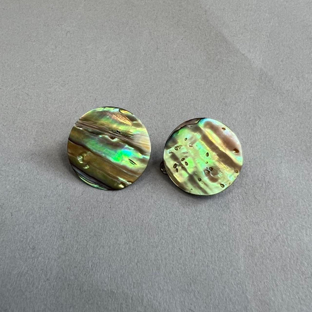 Mother of pearl clip ons