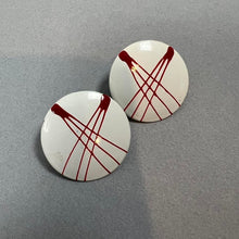 Load image into Gallery viewer, Vintage abstract earrings
